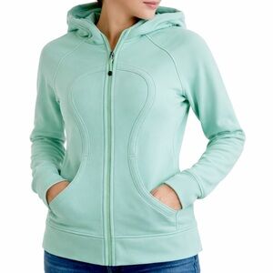 Lululemon Scuba Full Zip Hoodie Mint Green Size 2